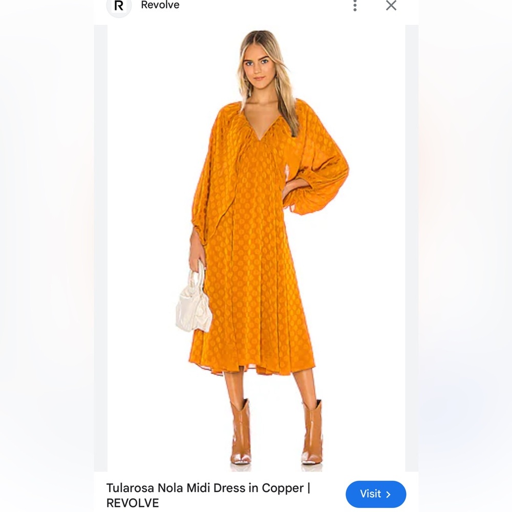 Tularosa Nola dress. Size Large. NWT. FLOWY FIT.